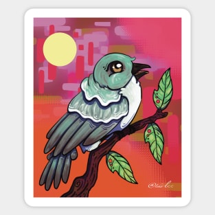 Dusky Flycatcher Sticker